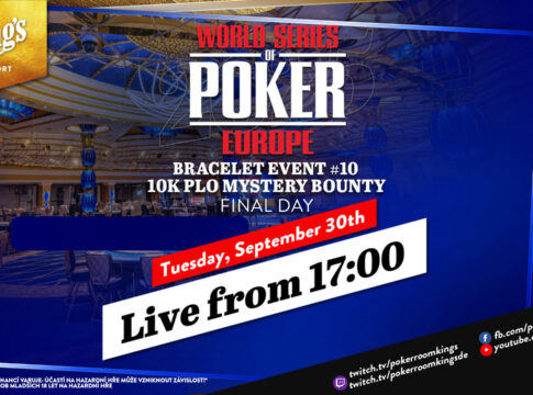 Dienstag ab 17:00 Uhr – Finale des €10.000 WSOPE PLO Mystery Bounty Event #10!