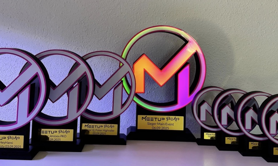 Meetup Poker (MUP) Trophys