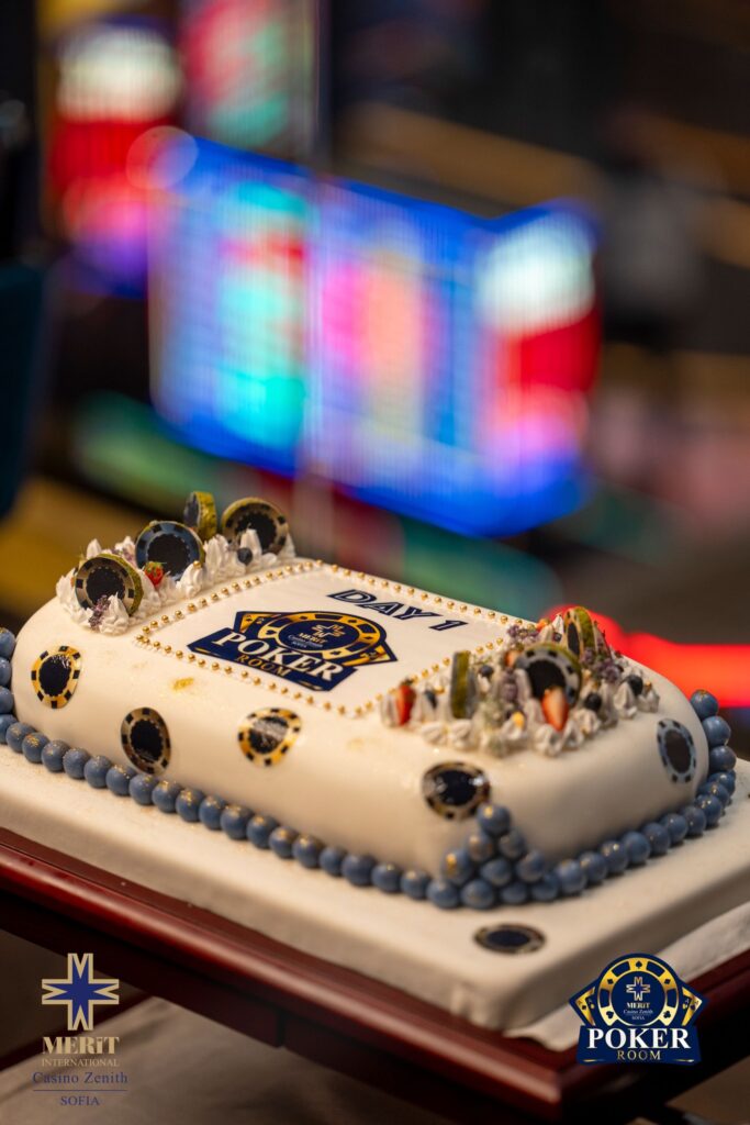 Merit Casino Zenith Poker Room - Cake Day 1