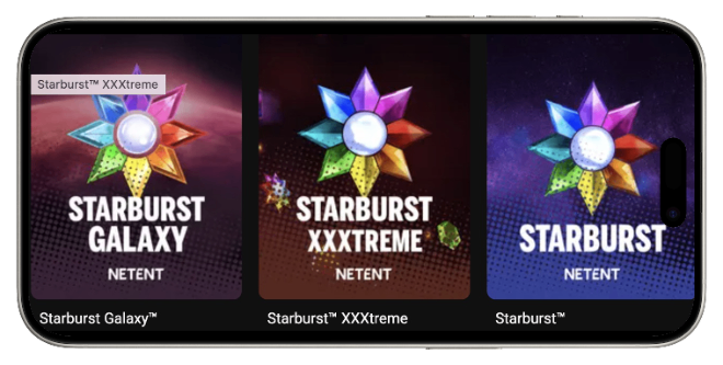 Starburst Variationen