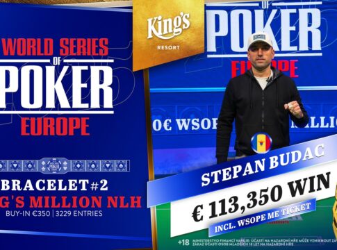 WSOPE #2 – Stepan Budac schnappt sich das King’s Million Bracelet!