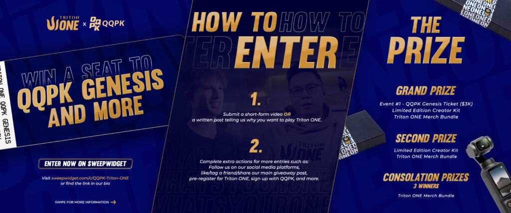 Win A Seat to QQPK Triton One Genesis