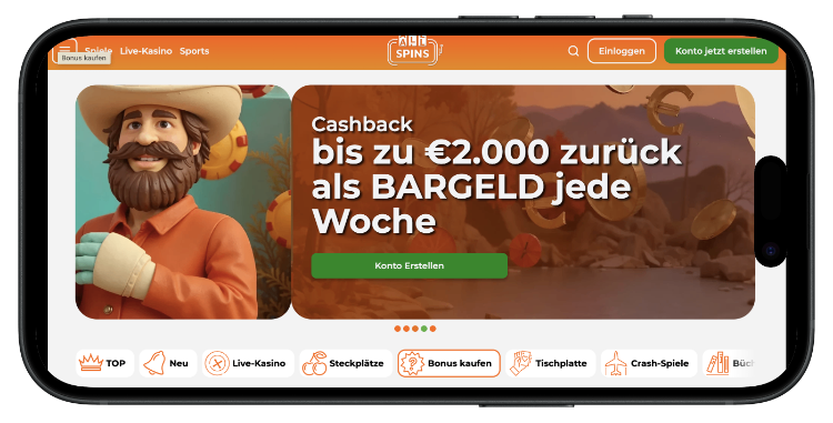 allspins casino auf rechnung
