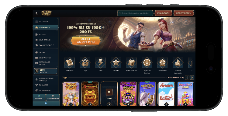 monsterwin casino 500 bonus