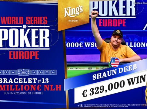 WSOPE Event #13 – Shaun Deeb gewinnt Bracelet Nummer 8!