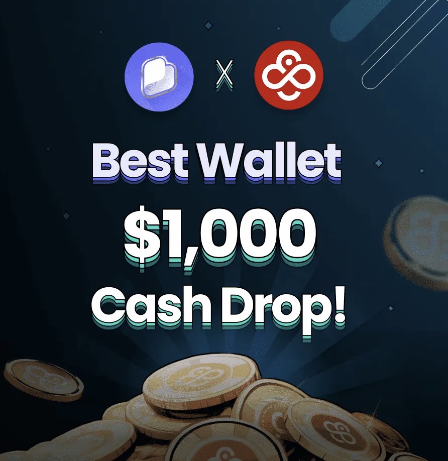 CoinPoke x Best Wallet - $1.000 Cash Drop