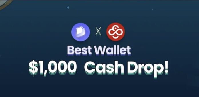 CoinPoke x Best Wallet - $1.000 Cash Drop