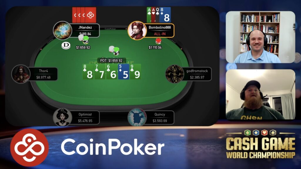 CoinPoker PLO CGWC Day 5 - JNandez vs. Bombolino888