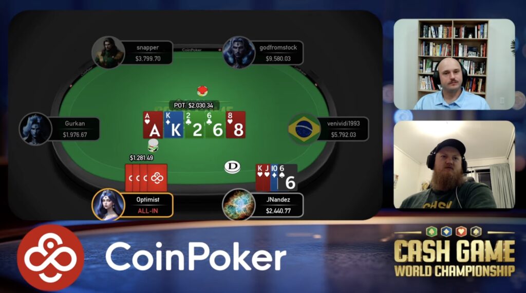 CoinPoker PLO CGWC Day 5 - JNandez vs. Optimist