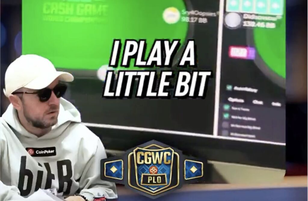 CoinPoker PLO CGWC - PatrickLeonard Patrick Leonard pads