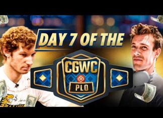 CoinPoker_TV YouTube - CGWC Day 7 - Gruff Gruffudd d.appooll777 Pugh-Jones+ KakiTee Koray Turker