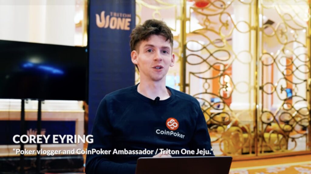 Corey Eyring CoinPoker Creator Squad