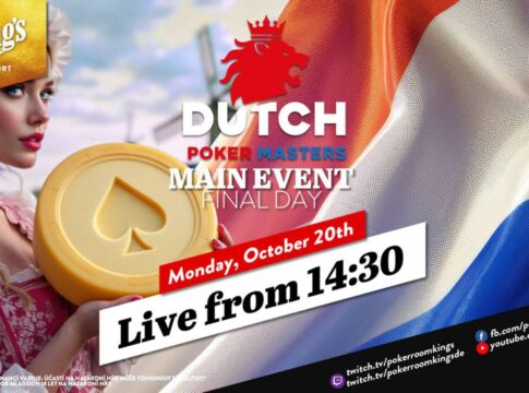 Montag ab 14:30 Uhr – Finaltag des €225 Dutch Poker Masters NLH Main Events!