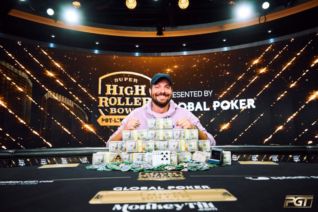 Sieger im Super High Roller Bowl Pot-Limit Omaha SHRB PLO 2025: John Riordan