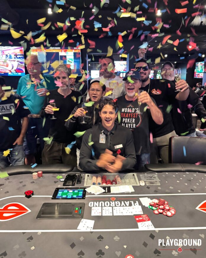 Playgound Poker Casino Bad Beat Jackpot BBJ 1595087 - Straight Flush vs Straight Flush