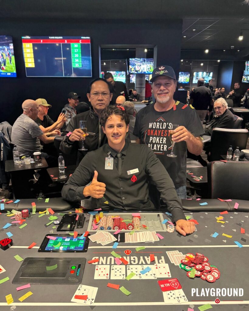 Playgound Poker Casino Bad Beat Jackpot BBJ 1595087 - Straight Flush vs Straight Flush