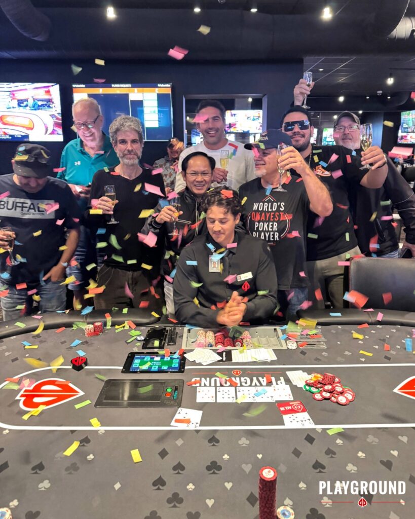 Playgound Poker Casino Bad Beat Jackpot BBJ 1595087 - Straight Flush vs Straight Flush