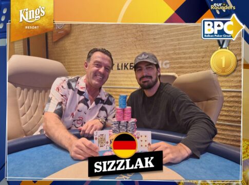 Highroller-Krone für „Sizzlak“ beim Balkan Poker Circuit im King’s!