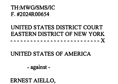 United States of Pokerskandal - NBA & Mafia - Anklageschrift America versus Ernest Aillo, Chauncey Billups, Damon Jones