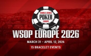 WSOP Europe Turnierplan veröffentlicht: Halber Preis, doppelte Garantie – €5k Main Event mit €10M GTD!