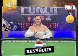 Sieger im WSOPC Mini Main Event: Rens "Dr.Rens" Buijs (NED)