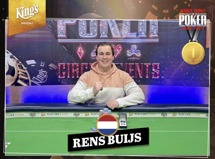 Sieger im WSOPC Mini Main Event: Rens "Dr.Rens" Buijs (NED)