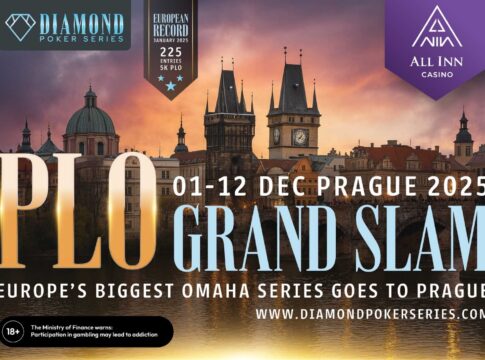 PLO Grand Slam zieht es nach Prag! – Action mit vier Karten im All In Casino Prag im Dezember!