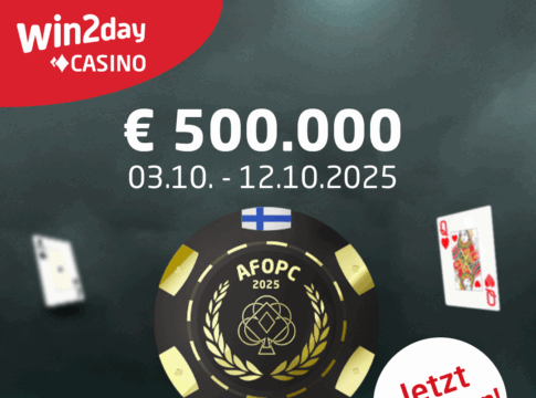 win2day – €500k GTD im Austrian & Finnish Online Poker Championship AFOPC 2025!