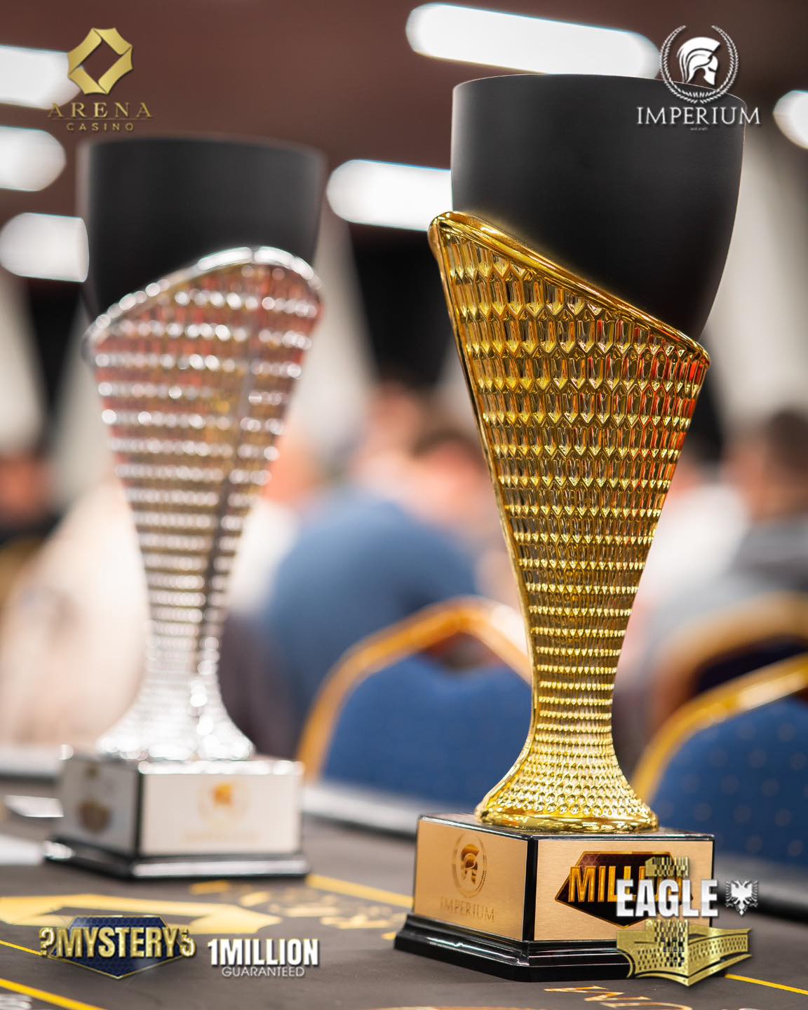 Arena Casino Tirana - Eagle Poker Trophys - MYSTERY + MILLION