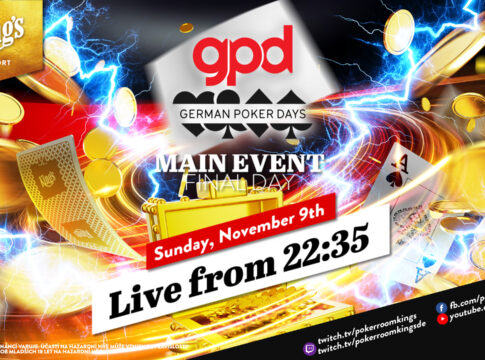 Sonntag ab 22:35 Uhr – Finale des €199 German Poker Days (GPD) Main Events!