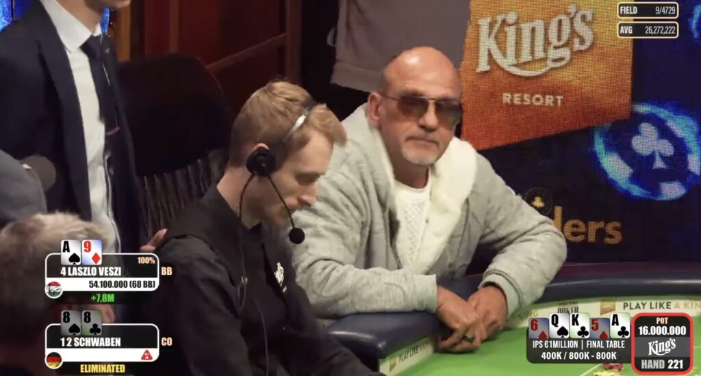 Italian Poker Sport IPS 1,5MILLION Main Event - 2 Schwaben BUSTOUT