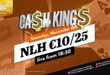 Samstag ab 18:30 Uhr – Ca$h King$ Special NLH €10/€25 aus dem King’s!