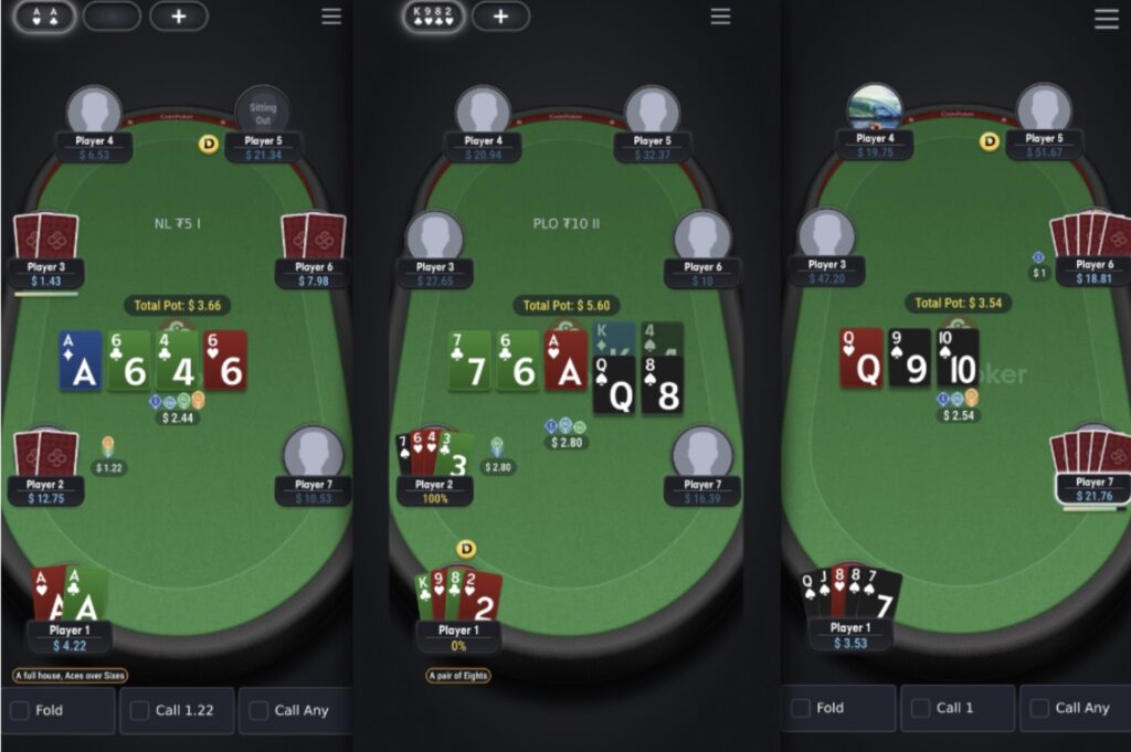 CoinPoker Mobile App Update - Multitabling