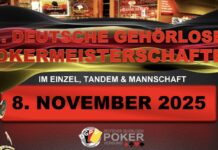 11. Deutsche Gehörlosen Pokermeisterschaften am Samstag in Berlin! 11. Deutsche Gehörlosen Meisterschaften - Spielbank Berlin