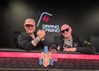 Erfolgreich im FairGame Poker Cup: (v.l.n.r.) "Bibi" (2.) und "Shark D Haiko" (1.)