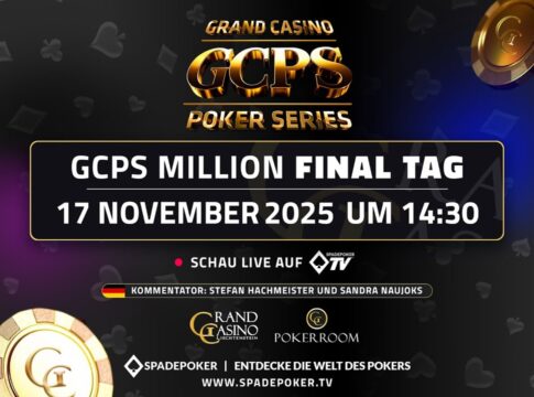 Montag ab 14:30 Uhr – Livestream vom Finaltag der CHF 1.100 GCPS Million Liechtenstein!