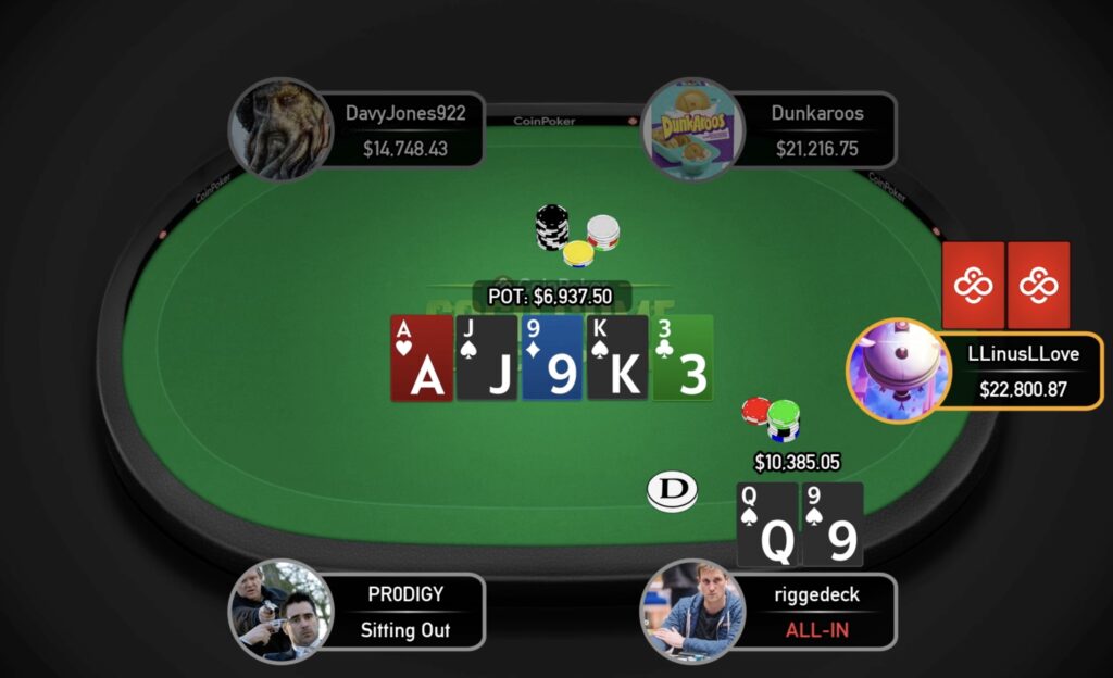 High Stakes Cash Game World Championship HS CGWC - LLinusLL0ve vs. riggedeck