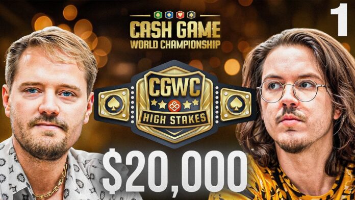 High Stakes Cash Game World Championship HS CGWC - Episode 1 - Linus Loeliger LLinusLL0ve + Owen Messere PR0DIGY - CoinPoker