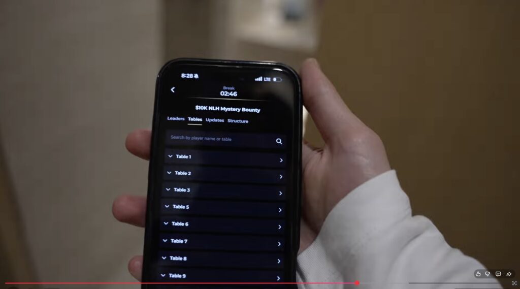 Der Countdown bis zum Late Reg Ende im Triton One 10k: 2 Minuten 45 Sekunden