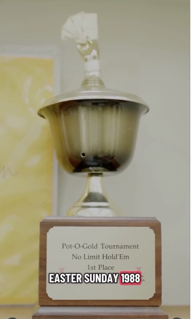 Phil Hellmuth - Haustour - first Trophy