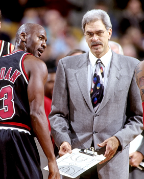 Michael Jordan & Phil Jackson Chicago Bulls