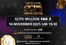 Sonntag ab 20:45 Uhr – Livestream vom Tag 2 der CHF 1.100 GCPS Million Liechtenstein!