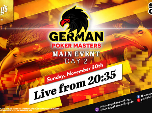 Sonntag ab 20:35 Uhr – Tag 2 des €285 German Poker Masters Main Event!