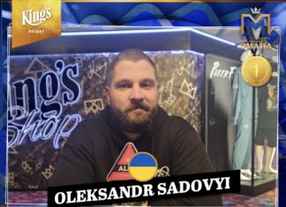 The Gambler$ PLO 5 Card Sieger: Oleksandr Sadovyi (UKR)