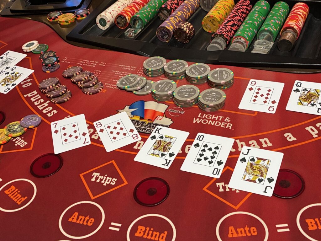 The Venetian Ultimate Texas Hold'em The Millionaire Progressive - Royal Flush 3845727