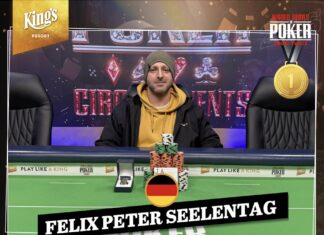 WSOPC Event #11 - 6-Max NLH Sieger: Felix Seelentag (GER)