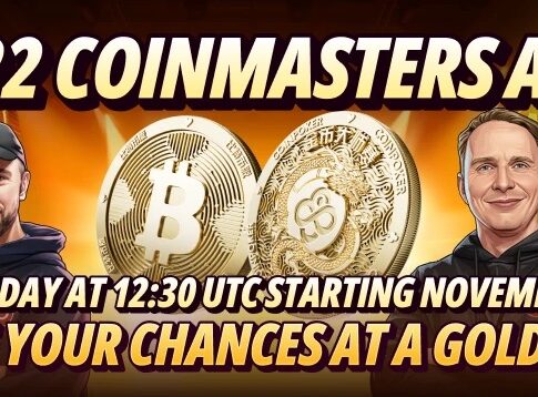 Sonntagsspieler aufgepasst: Den CoinMasters Bitcoin gibt es jetzt doppelt zu gewinnen! CoinMasters ASIA - Gold Coin BITCOIN Sunday