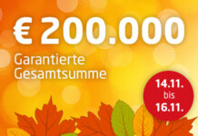 Die Blätter fallen, die Garantien steigen auf €200.000 bei der win2day Herbst Poker Series! win2day Herbst Poker Series