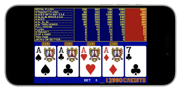Videopoker Ansicht