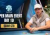 Sonntag ab 19:00 Uhr – Livestream vom Tag 1d des $26.000 WSOPP NLH Super Main Event #11!